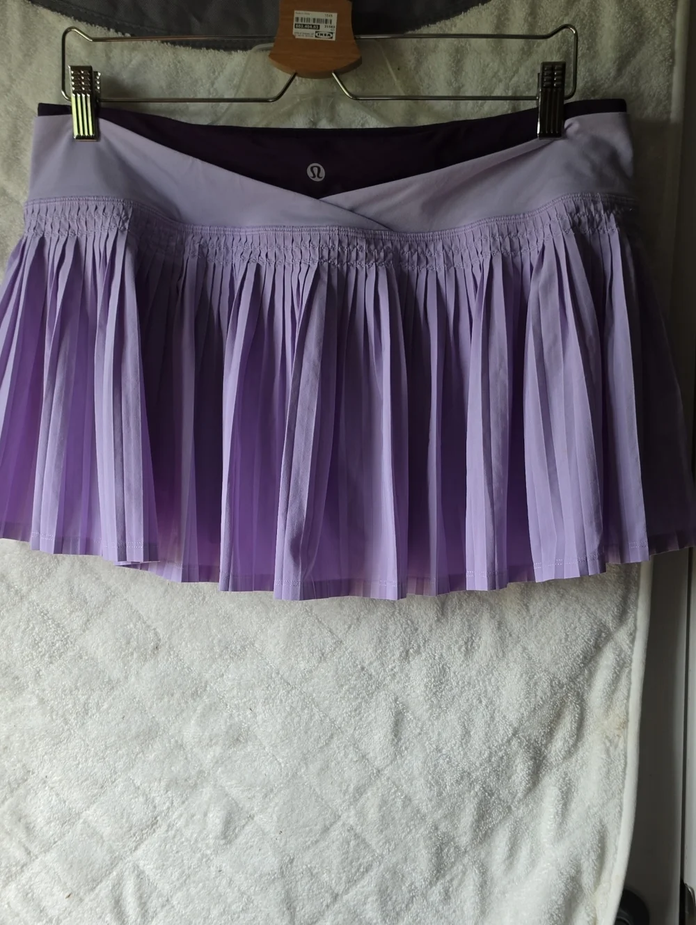 lululemon athletica Lavender & Deep Purple Pleated Skater Skirt